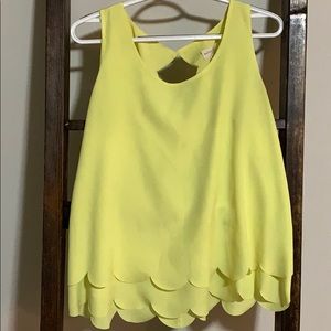 Yellow tank